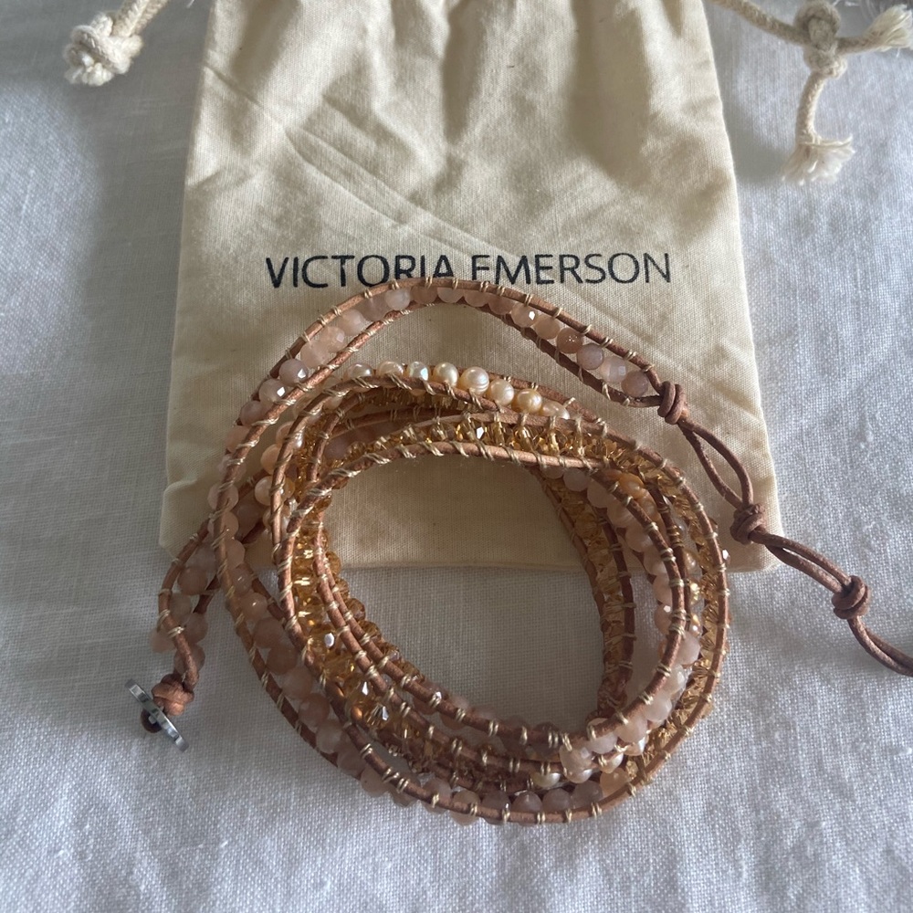 Victoria Emerson leather wrap bracelet